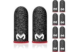 ‎SIOPPKIK SIOPPKIK Mobile Gaming Finger Sleeve (10er Pack) - PUBG Finger Sleeves mit Anti-Sweat Effekt - für jedes Spiel und Mobilgerät - inkl. Mikrofasertuch [Video Game]