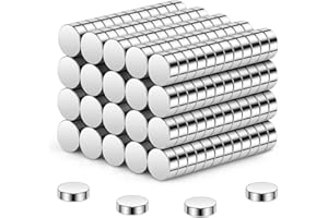 Wukong Craft Magnets 6x2mm – 250pcs Mini Round Magnet for DIY, Models, Fridge, Home & Office