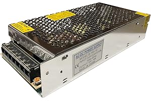 A-DIGISHUO Power Supply 12V 15A 180W AC 230V to DC 12 Volt Universal Regulated Switching Transformer Low Voltage LED Driver for LED Strip Lights, LED Sign, Audio Radio (12V 15A 180W)