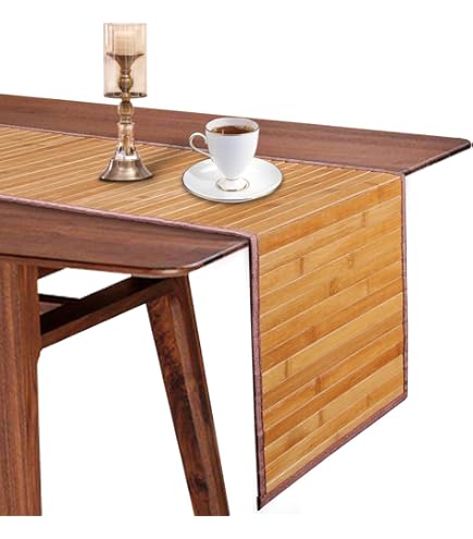 4 stuks placemats van bamboe, 45 x 30 cm, rechthoekig