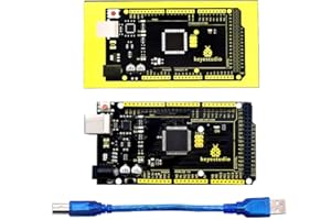 KEYESTUDIO Mega 2560 Plus R3 Placa con Microcontrolador Basada en el 2560 Principal Junta Compatible con Arduino Mega IDE