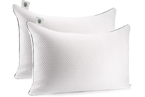 Martian Dreams Velistra Luxury Hotel Pillows, Adjustable Ultra Soft Microfibre Fill, Hypoallergenic, 2 Pack, Standard Size (50x75cm)