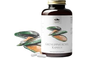 ‎KRÄUTERHANDEL SANKT ANTON KRÄUTERHANDEL SANKT ANTON - Grünlippmuschel Kapseln, 150 Kapseln für 1-3 Monate, Nahrungsergänzungsmittel mit Grünlippmuschel-Konzentrat, 500 mg pro Kapsel, Premium Qualität
