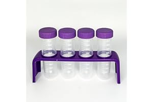 SEABABOO 4PCS Set Rack Per Provette Provetta Rack Per Provette Set Provetta Provetta E Rack Provette Di Vetro Bicchieri 50 ML provetta pipetta bottiglia di stoccaggio set con staffa