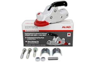 trailer parts4u ALKO AK 301 Guss Zugkugelkupplung Kupplung Adapter mit Soft Dock 3000kg Zugmaul 1223715
