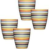 Iittala 1006323 Becher Origo 0,4 Liter Orange, Porzellan
