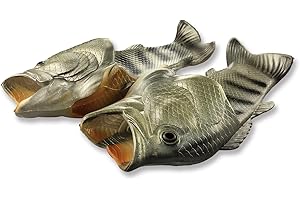 Uniqstore, ciabatte creative Tricky Fish a forma di pesce, da spiaggia, da uomo