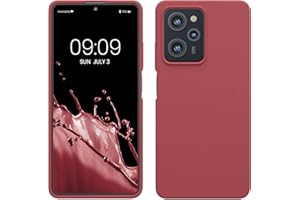 kwmobile Carcasa Compatible con Xiaomi Poco X5 Pro 5G Funda - Case TPU y Silicona antigolpes - Apto Carga inalámbrica - Rosa Oscuro