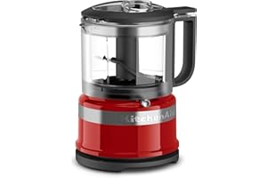 KitchenAid 5KFC35616 EER, Mini robot kuchenny, doskonały do ​​siekania, przygotowywania dressingów i sosów, Empire Red, 830ml