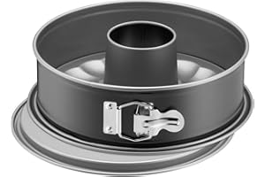 ‎ORIGINAL KAISER Original Kaiser Inspiration Springform 26 cm rund, 2 Böden, Flach- und Rohrboden, runde Backform, Kuchenform antihaftbeschichtet, auslaufsicher