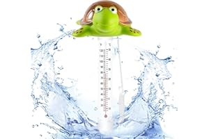 IWTBNOA Schwimmende Pool Thermometer, Schwimmende Wasserthermometer, Floating Pool Thermometer mit String, Poolthermometer Badewanne, Wasser Temperatur Thermometer für Pools, Spas, Aquarien