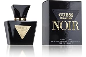 GUESS Seductive Noir, Eau de Toilette pour Femme, Parfum Floral, Parfum Sensuel Longue Durée
