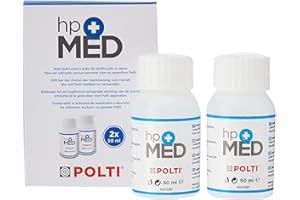 Polti Paeu0244 2 Flacons de 50 ml de Détergent Adjuvant Hpmed pour L'Action Désinfectante de la Vapeur pour Polti Sani System et Polti Cimex Eradicator