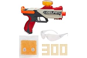 Nerf Pro Gelfire, Blaster à Ressort Legion, 5 000 Billes Gelfire, Chargeur-trémie Charge de 130, Lunettes de Protection, tir à Pompe, pour Enfants dès 14 Ans