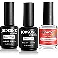 JODSONE Gel Nail Remover Quick Gel Nail Polish Remover and Base Coat Top Coat Simple Set is Suitable for Beginners to Try