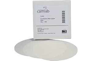 camlab 1171092 Grade 114 [6] Qualitative Filter Papier, Langsames Filterung, 90 mm Durchmesser (100 Stück)