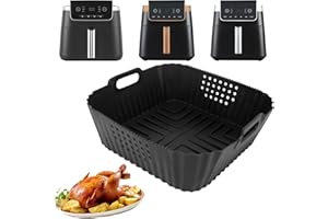 GADITIEK Silikonowa forma do frytkownicy na gorące powietrze, akcesoria do frytkownicy na gorące powietrze Ninja Max Pro 6,2 l, AF180EU, Airfryer, silikonowe akcesoria do Ninja 6,2 l AF180DE 4,7 l AF140EU