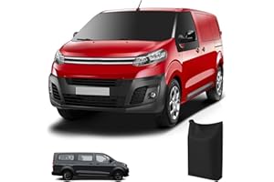 ‎MAXEARN MaxEarn Frontscheibe Wrap Cover für Opel Vivaro Citroen Jumpy 2016-2024, 600D Oxford Auto Windschutzscheiben Abdeckung, Sonnenschutz Fenster Thermomatten 100% Verdunkelung Wasserdicht Anti-UV Frost