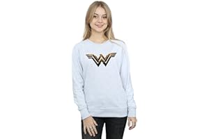 DC Comics Women's Justice League Movie Wonder Woman Emblem Sweatshirt
