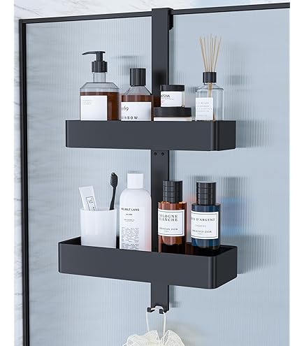 COSYLAND Porta Shampoo Doccia Da Appendere - Porta Bagnoschiuma