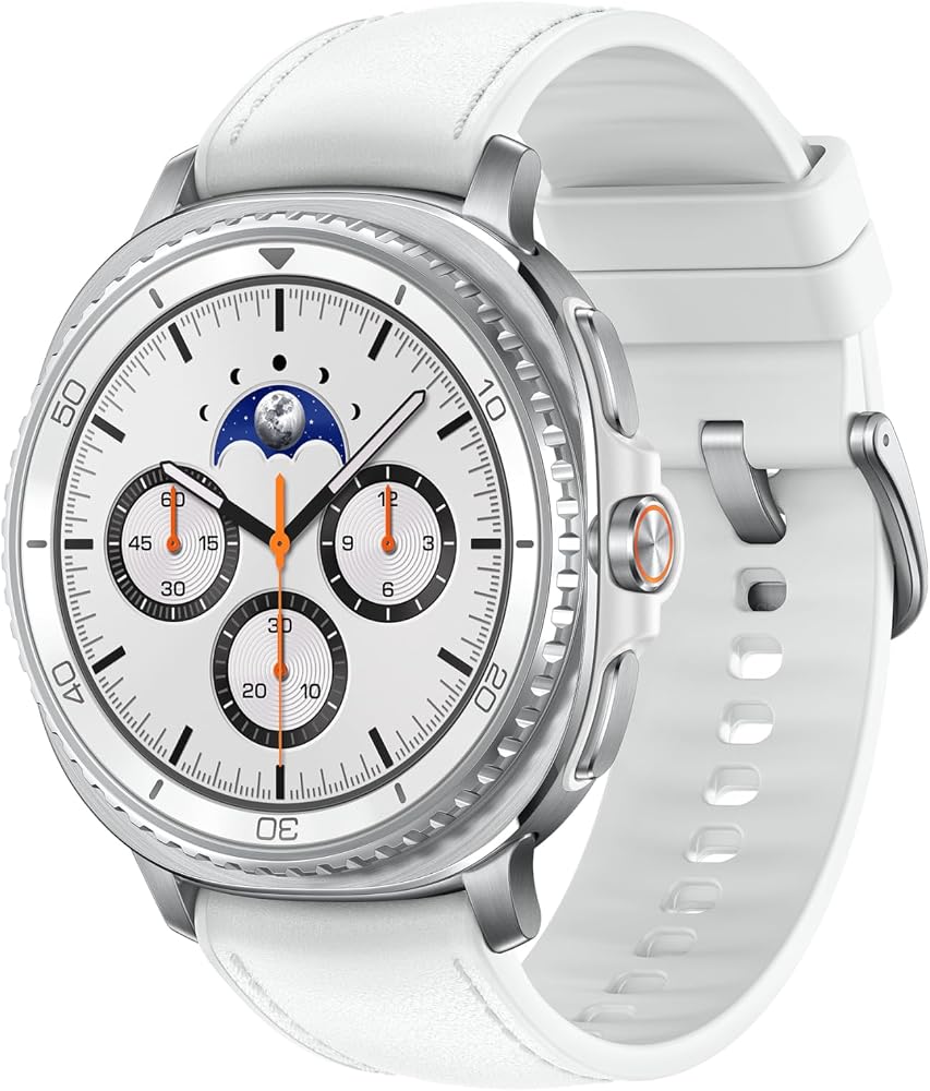 Samsung Galaxy Watch8 Classic Beyaz, Bluetooth, 46mm Akıllı Saat (Samsung Türkiye Garantili)
