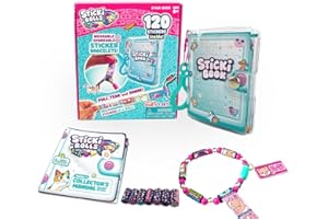 SKY CASTLE Sticki Rolls - Joyería adhesiva para compartir - Kit de libro Sticki