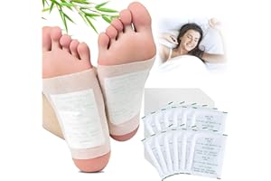 FLORATY Detox Pflaster Fuß, 100 PCS Detox Fußpflaster entgiftungspflaster füße zum Entfernen von Körpergiften Schmerzlinderung Gesundheitspflege Fußpflege-Pads (Grün)