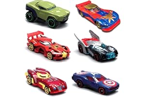 GWAWG 6PCS Hot Spider Car Super-heros Alloy Car Toys Gift for Fan Kids Ages 4 and Up