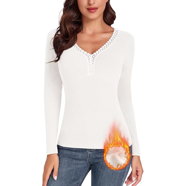 LEYSHE Thermisch shirt met lange mouwen voor dames, thermoshirt, lange mouwen, fleece, bovenstuk, warm thermisch ondergoed, stretch, thermische onderhemden winter, zwart, XL LEYSHE Thermisch shirt met lange mouwen voor dames, thermoshirt, lange mouwen, fleece, bovenstuk, warm thermisch ondergoed, stretch, thermische onderhemden winter, zwart, XL