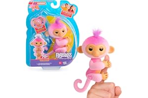 Bizak Fingerlings Harmony, słodka interaktywna monita, która czuje się gwiazdą muzyki pop i uwielbia śpiewać, Jest Divą, Z ponad 70 różnymi dźwiękami i reakcjami, z własną osobowością (61850001)
