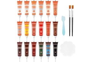 SEISSO Kit de Réparation pour Cuir, Crème de Réparation pour Cuir, Canapé, Baume pour, Canapé, Veste, Portefeuille, Ceinture, Chaussures, Manteau (18 Pièces)