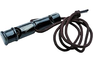 JANUEL - Sifflet Buffle Dressage Chien 9cm, Noir