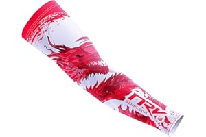 NRV Mankiet kompresyjny do gier - edycja smoka - zoptymalizuj swoją grę z komfortem i stylem - zaprojektowana przez profesjonalnych graczy - trwała, oddychająca i wolna od tarcia