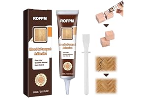 ROFPM Colla per Legno Extra Forte, Adesivo Per il Restauro Legno, Colla Rapida per Riparare Mobili, Pavimenti e Altri Progetti di Falegnameria Interni ed Esterni