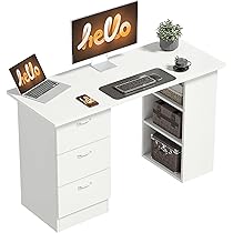 Libreria scaffale Oslo con 4 ripiani e 1 cassetto moderno bianco rov