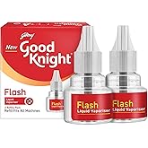 Good Knight Flash Liquid Vaporiser Pack Of 2 (45ml Each) | 2x Faster Than Before | Mosquito Repellent Refill | India s Most P