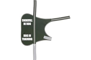 Flexi-Print Dog In Training Dog Vest - Personalised Dog Hi Vis Vest Reflective Dog Coat, Service Dog Vest, Nervous Dog Products, Dog Hi Viz, Reactive Dog Warning, Dog Training Vest