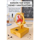Kendin Yap STEM Deney Vantilat&ouml;r&uuml; - Basit Elektrik Devresi Eğitim Seti (Dayanıklı Plastik G&ouml;vde)