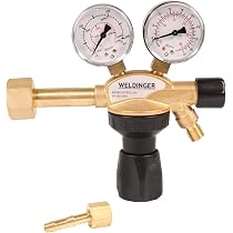 SHOTAY Gasdurchflussmesser Für Schweißer – Prüft Argon/CO2 Flow Bei MIG/WIG, 0–25 L/min