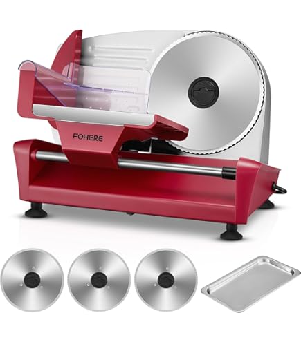 Sommertal AS190 DUAL 200W Stainless Steel Knife with Serrated and Smooth Sharpening Space Saving Electric Slicer Bread Slicer Professional Cutting Machine Modern 0-15 mm