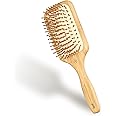 Olivia Garden Bamboo Touch Detangle Massage - L - Eco-Friendly Bamboo Brush for Gentle Detangling and Scalp Massage