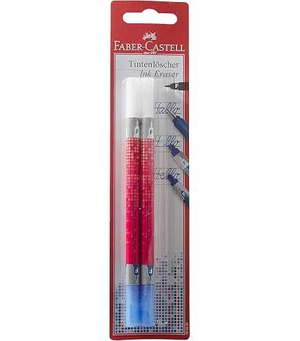 Faber-Castell Cancellino Per Inchiostro - 2 Pezzi Con Punta Correzione M, Ideale Per Scuola E Ufficio - Foto 14