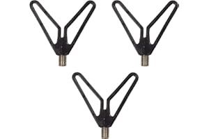 Zite Fishing - Set di 3 cuscini per canna da pesca con tettoia e forma a V, per bacchette e bacchette