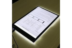 MYMM LED-Lichtauflage, Animation Tracking Light Box Zeichnung Kopierertisch Augenschutz Design A4 Touch Helligkeit einstellbar intelligente Künstler professionelle Karton Produktion Skizze Bildung