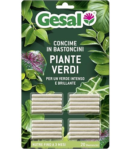 Concime Universale In Bastoncini FLORTIS, Pastiglie A Lento Rilascio, Nutre Le Piante Per 3 Mesi, Pronto All'uso