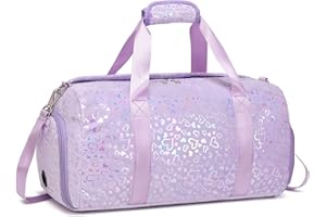 KIMWADALH Sporttasche Mädchen Kindertaschen Kinder Reisetasche Mädchen Sports Duffel Schwimmtasche Klassische Sporttaschen Gym Bag Trainingstasche