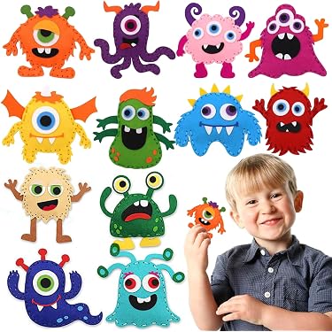 Liekadijiae – Kit De Couture Enfant 8 Porte-stylos En Non Tissé – Bricolage Créatif Sans Colle – Idéal Pour Anniversaire