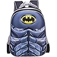 Waterproof 3D School Batman Backpack, Baby Boy
