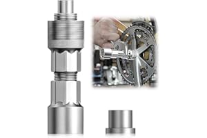 ZUOQIANG Extracteur de pédale de vélo, extracteur de pédalier en acier, extracteur à manivelle pour vélo, outil clé de support inférieur pour retirer, convient pour vélo de montagne