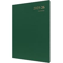 Collins Essentials Academic Year Planner 2025-2026 - A4 Week-to-View, Deep Pink Hard Cover, July To July